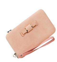 Wallets LFMBWallet Female Women039s Wallet Snap Coin Purse Phone Bag Bow Multicard Bit Card Holder Women Luxury Billetera Mu9596677