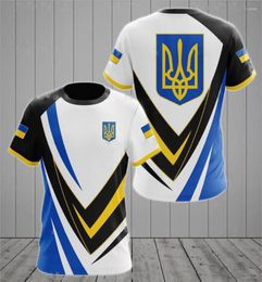 Men039s T Shirts Ukraine Men39s TShirts Ukrainian Flag Shirt 3D Printed ONeck Oversized Short Sleeves Jersey Fashion Cloth7646912