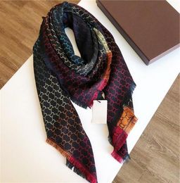 Autumn Winter Scarf Top Super Pure Cashmere thick Womens Soft Tassel style Designer Shawl luxury scarves headscarf Size 140140CM5045344