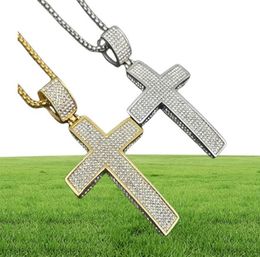 316L Stainless Steel Hip Hop Punk Jewlery Big Cubic Zirconia Pendant Necklace Men Women Street Dance Rock Rapper Accessories3794706