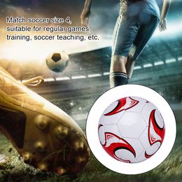 new Standard Size 4 Football Children Adults Indoor Outdoor Game Ball PU Adhesive Wear-resistance Anti-slip Soccer Ball