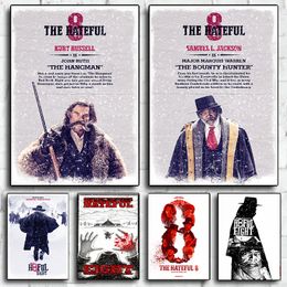 The Hateful Eight Classic TV Show Series Poster Modern TV Play Canvas Painting Wall Art Picture for Living Room Home Decor Gifts