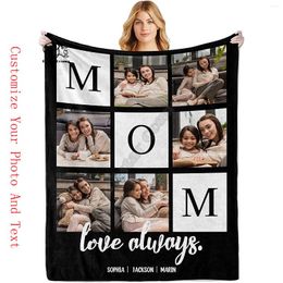 Blankets Persoanlized Name Pos Blanket Mathers Day Gifts For Mom From Daughter Son Birthday Anniversary Valentine's Grandma Women