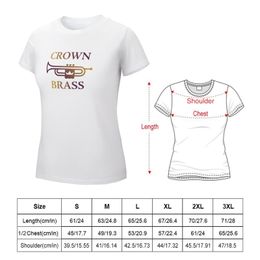 Carolina Crown Drum Corps Brass Design T-shirt funny cat shirts for Women