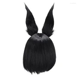 Hair Clips Handmade Artificial Wolf Ear Headband Girls Cosplay Accessories Ears Fursuit Masquerade Halloween Party