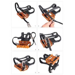 Bicycle Pedal Straps Toe Clip Strap Belt Multipurpose Bike Pedal Strap Anti-slip Bike Pedal Tape Fixed Gear Bicycle Accessories