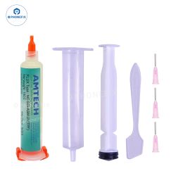 NC-559 Soldering Flux No-Clean PCB Solder Paste Welding Oil 10cc with Needles Tube BGA Scraper Booster Soldering Repair Tools