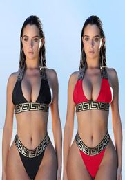 Designers Luxury Swimwear Bandage Swimsuit Sexy Bikini Set Women Crop Top Bikinis Mujer Separate Fused Swimming Suit Biquini 220225197322