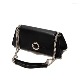 Shoulder Bags High-End Quality French Bag Minimalist Single Crossbody Chain Pouches For Women White Black Pink