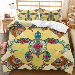 Bedding Sets Set Luxury 3D Bohemian Duvet Pillowcase High Quality Cover King Size Bed Linen Home Textile Soft Comfortable