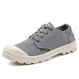 Casual Shoes Simple Men Shoe Spring Canvas Low-top Student Trend Breathable Sports Hiking Chaussure Homme