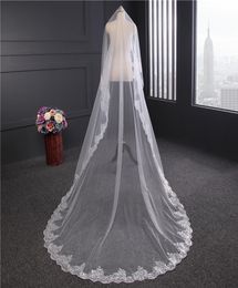 Lace 3M Long Wedding Veil Sequins Beading Cathedral Length Wedding Veils Bridal Long Veil without comb5151684