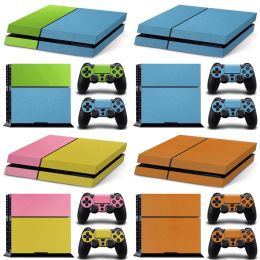 Cases Frosting Light Colour Series Vinyl Skin Sticker For PS4 Sticker Protective Decal Anti Fingerprint PS4 Skin Sticker Vinyl