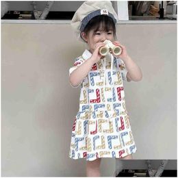 Clothing Sets Baby Girls Designer Dress Kids Luxury Skirt Childrens Classic Clothes Letter Dresses Drop Delivery Baby, Maternity Dhb2S