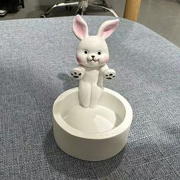 Kitten Candle Holder Cute Cat Candlestick Holder Aromatherapy Candle Holder Cat/Dog/Rabbit/Fox Animal Candle Holder Candle Gifts