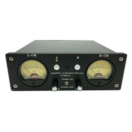 Amplifier NEW HIFI Audio Switcher Amplifier Speaker Selector Level UV Display Infrared Remote Control Speaker Switch box