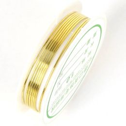 0.2/0.25/0.3/0.4/0.5/0.6/0.8/1mm Gold Silver Color Alloy Cord Beading Wire DIY Craft Making Jewelry Cord String Accessories