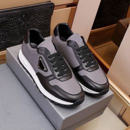 2024 New Fashion Designer Black and grey splice casual shoes for men and women ventilate comfort Patent Leather all-match Anti slip Sports shoes DD0411P 38-44 11
