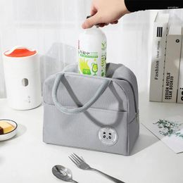 Storage Bags Women Kids Insulated Lunch Box Bag Portable Ice Pack Food Container Outdoor Picnic Tote Bento Handbag Thermal