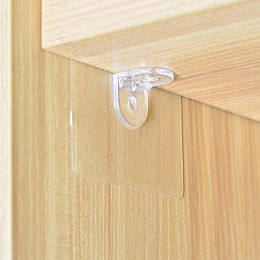 Hooks Sticker Strong Wall Hanger Adhesive Closet Cabinet Clapboard Home Accessories Tools Shelf Support Punch-free
