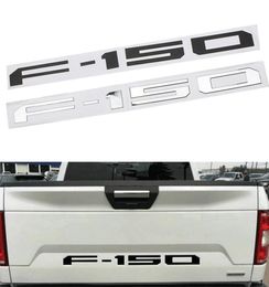3D ABS F150 Letter Badge Car Rear Trunk Groove Tailgate Emblem Sticker For Ford F150 20182019 Pickup Truck9900756
