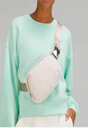 3 Colours belt bag plush models women039s sports waist bag outdoor crossbody chest 1L capacity luxury designer waist bag ladi5812562