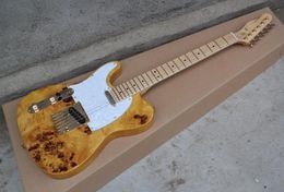 wholOKale new style Left Handed Vintage yellow electric Guitar with Golden hardware 15141880203