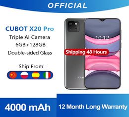 Cubot X20 Pro 6GB128GB AI Mode Triple Camera Smartphone 63quot FHDWaterdrop Screen Android 90 Face ID Cellura Helio P60 40004603681