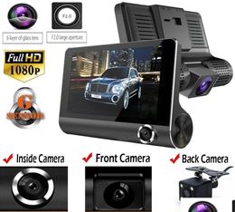 Original 4 Car Dvr Camera Video Recorder Rear View Registrator Ith Two Cameras Dash Cam Dvrs Dual Lens New Arrive Drop Deliv Dhjux8679151