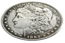 US 1885PCCOS Morgan Dollar Copy Coin Brass Craft Ornaments replica coins home decoration accessories4212284