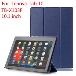 Case For Lenovo TAB 10 Tab10 TBX103F 10.1" Tablet Folding stand smart PU Leather case For Lenovo Tab 10 TB X103F 10" Protector Case