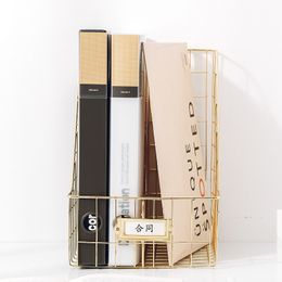 Creative Desktop Book File Shelf Magazines Holder Desktop Document Storage Rack Organiser