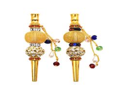 Mix 2 Types Fashion Handmade Inlaid Jewellery Alloy Hookah Mouth Tips Shisha Chicha Philtre Tip Hookah Mouthpiece Mouth Tips8911125