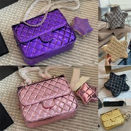 24c shiny patent leather golden chain bag star luxury designer bag crossbody bags tote bag designer purse backpack shoulder bags designer women bag designer bags