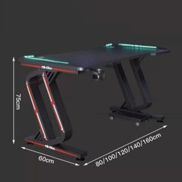 Simple Desktop Computer Desks Modern table Office Furniture Carbon Fiber Gaming Desk Home Bedroom Student Writing Desk Game Desk