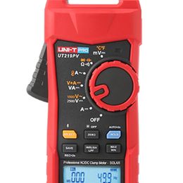 UNI-T UT219PV Clamp Meter AC DC Pliers Ammeter Voltmeter 1000A 2500V PEAK LPF Measure Digital Bluetooth Multimeter