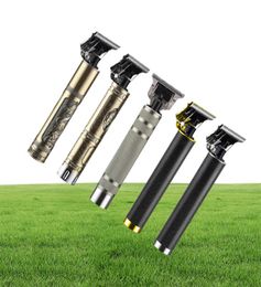 T9 Tshaped electrical hair clippers duddha head dragon oil head small tube men trimmer professional barber razors with charger2772853220