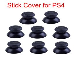 Analog Joystick Thumbstick Thumb Sticks Cap Mushroom Head Rocker Grip Cover for PS4 PlayStation 4 Controller Black DHL FEDEX EMS F9363967