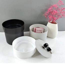 Flower Pot Money Storage Box Hidden Surprise Secret Safe Box Piggy Bank Security Container Stash Key Organization Box 240401