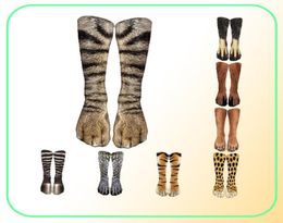 Funny Leopard Tiger Cotton Socks For Women Happy Animal Kawaii Unisex Harajuku Cute Casual High Ankle Sock Female Party5599183