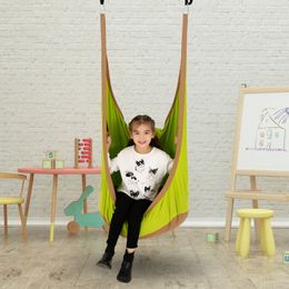 Swing for Room Indoor / Outdoor Children Kids Adults Garden Porch Dormitory Hammock Hanging Chair Frog Pod Swings Seat Portable