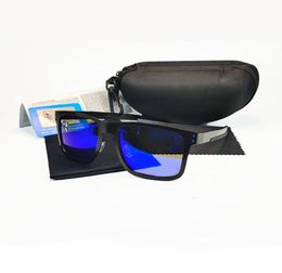 Mode polarisierte Sonnenbrille Modell 4123 Männer Frauen Brand Brand Brille Metal Square Frame Outdoor Sporttauchfischerei UV400 Lens8097407
