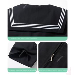 New Schoolgirl Uniform Japanese Class Navy Sailor School Uniforms Students Clothes For Girls Anime COS Sailor JK Navy Suit