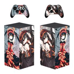 Stickers Date A Live Tokisaki Kurumi Skin Sticker Cover for Xbox Series X Console and Controllers XSX Skin Sticker Decal Vinyl