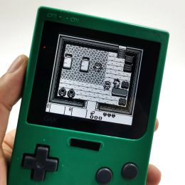 GBP IPS Q5 Backlight LCD Screen Kits 8 Color Retro Pixel Screen Mod With Pre-cut Shell For Gameboy Pocket Console