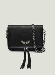 2022 Wings Decorated Wallet Women Single Shoulder Bag Crossbody handbags Casual Wild Fashion Two Chains Messenger Bag Leather Bag7072349