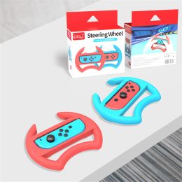 Wheels 2Pcs For Switch Abs Steering Wheel Handle Stand Holder Left Right For Switch Oled Accessories