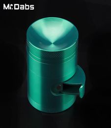 DHL 4 parts concave grinder Metal Zicn Alloy Grinder Smoking accessories Mix Color Spice Mini Crusher Herb Grinders at mr dabs3438224