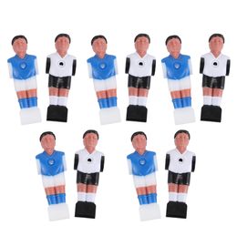 10 Pcs Football Machine Accessories Baby Toys Players Foosball Table Supplies Soccer Men Figurine Resin Models