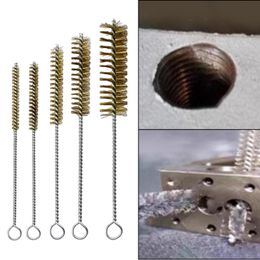 Copper Bristles Pipe Cleaner Brush Versatile Metal Wire Brush Flexible for Cylinder Bores Cleaning Accessories Durable Reusable